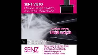 [SENZ] How to operate VISTO L Shape Design Heat Pro intelClean Cooker Hood