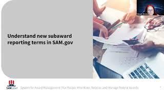 SAM.gov subaward reporting training webinar: bulk uploads