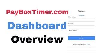 pay box timer dashboard overview.  Device, Revenue Reports, Transaction, Shipments, Credit Card.