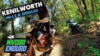 Kenilworth Hills With Juddy & Hopper KLR650 & KTM 690 Enduro - MVDBR Enduro #349