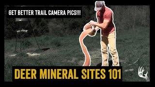 DEER MINERAL SITES 101 | GET BETTER TRAIL CAMERA PICS! | ADVANTAGE WHITETAIL