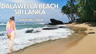 Dalawella Beach | Unawatuna | Walking Tour of Sri Lanka travel | Ultra HD 60fps Virtual Tour