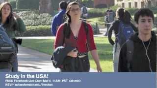 UCLA Extension Facebook Live Video Chat on Certificate Programs for International Students