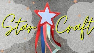 Cute Star Craft - Kids craft - Easy craft - DIY - 5-Minute Craft