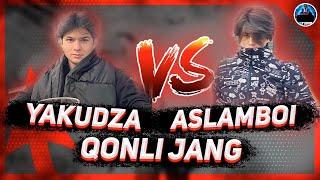 ASLAMBOI VA YAKUDZA KATTA JANJAL aslamboi vs yakudza qonli jang!