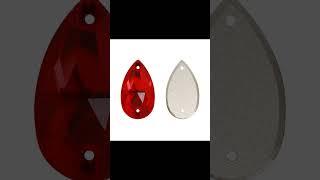 Multi Colors and Sizes Drop Shape High Quality Glass Sew-On Rhinestones