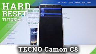 How to Hard Reset TECNO Camon C8 - Wipe Data by Factory Mode