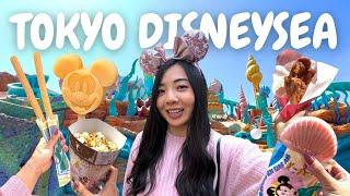 TOKYO DISNEYSEA | Full day of food, rides and attractions (Japan Travel Vlog)