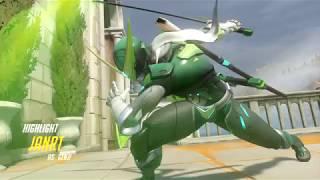 Genji gets 4 Dashkills | Overwatch