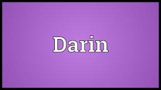 Darin Meaning