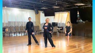 CHACHA PRACTICE LESSON WITH DANIELA AND ALEXEY