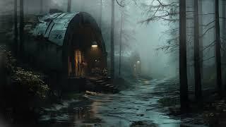 Resistance Outposts Deep in the Forest. Sci-Fi Ambiance for Sleep, Study, Relaxation