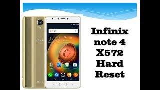 How To Hardreset  INFINIX X572 (Note 4)/فورمات وإعادة المصنع