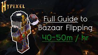 Hypixel Skyblock || FULL GUIDE: Bazaar & Craft FLIPPING || $40m/hr PROFIT