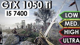 Mordhau GTX 1050 Ti + i5-7400 | Low vs. Medium vs. High vs. Ultra | 1080p