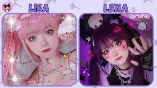 LISA or LENA (Sanrio Compilation)#lisa  #lisaandlena #sanrio #trending #kuromi #lena