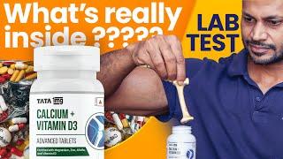 TATA 1MG CALCIUM + VITAMIN D3 LAB TEST REPORT || #review #fitness #health