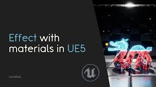 Creating a Wireframe Effect with Materials in Unreal Engine 5