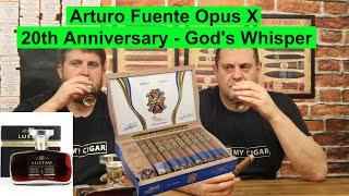 Arturo Fuente Opus X 20th Anniversary God's Whisper New World cigar Paired With lustau brandy