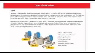 Danfoss Learning - Electrically Operated Expansion Valves AKV - eLesson preview