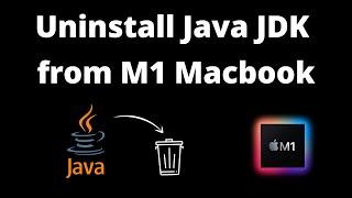 Remove Java JDK from Macbook M1