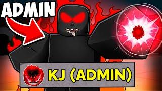 I Unlocked the ADMIN KJ MOVESET in The Strongest Battlegrounds