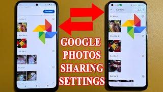 How to share google photos with another phone