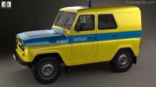 UAZ 469 USSR Militia 1973 3D model by 3DModels.org