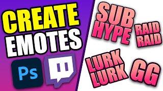 Create Awesome Emotes For Twitch Using Photoshop #emotes