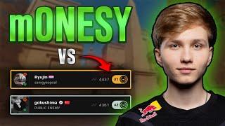 m0NESY gets 38 kills vs #1 and #2 FACEIT players! m0NESY POV with COMMS (Anubis)