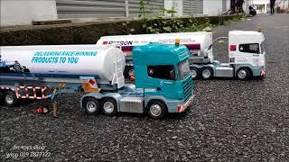 scania petron tanker and petronas tanker home made scale 1/18