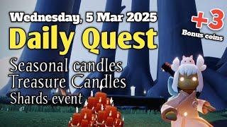 Sky Daily Quest today - Hidden Forest 5 Mar 2025 | Sky Children of the Light | Sandwichies Ch