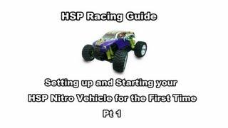 Setting up and Starting your HSP Nitro Vehicle