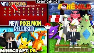 NEW PIXELMON MOD FOR MINECRAFT PE/BEDROCK ( 1.20,1.21+ ) | PIXELMON ADDON FOR MCPE/MCBE !