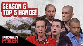 High Stakes Poker Best Poker Hands | Season 6