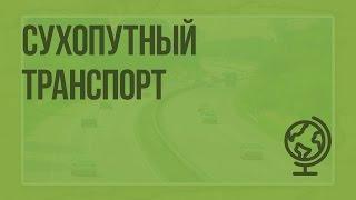 Сухопутный транспорт. Видеоурок по географии 9 класс