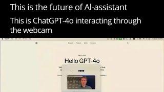 Chat Gpt 4.0 using webcam