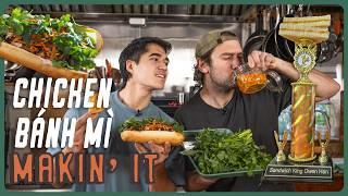 How to Make Crispy Skin Chicken Bánh Mi with Sandwich King OWEN HAN! | Brad Leone