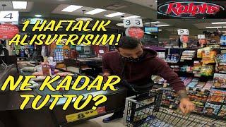 Amerika`da Market Fiyatları (Bir Haftalık Alışverişim Ne Kadar Tuttu?) #LosAngelesVlog6