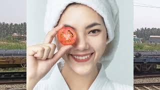 Use tomato and turmeric for face brightening at home