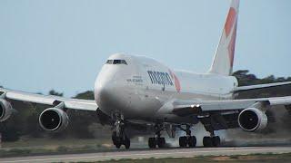 ¡SUPER HEAVY! BOEING 747-4F6 (BDSF) Magma Aviation, Landing & Taxi | PlaneSpotting Palma de Mallorca