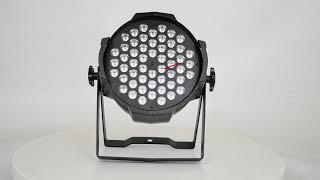 Led Par Light RGB DMX Wash Stage Effect Lighting 54X3W Par64 Party Lights Lyre Strobe Light For DJ