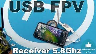  Бюджетный FPV приемник для телефона! USB OTG 5.8Ghz Receiver for Android!