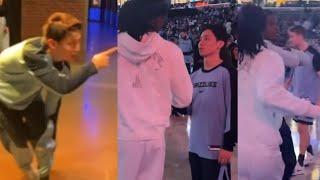 Yuki GOT SHOVED & Ja Morant GOES OFF & quickly DEFENDS HIM & made sure he was safe!