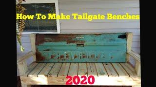 How We Built Tailgate Benches