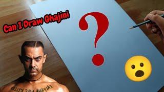 Sketch of Ghajini | Amir Khan || Artist Sohom Dey