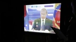 Поздравление Владимира Путина на юбилее у Виктора Унтуры