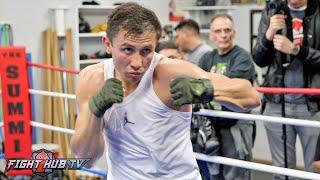 Golovkin vs. Wade Full Video- Gennady Golovkin Complete Media Workout Video