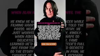 When Alan Rickman Waited Until the End #celebrity #hollywood