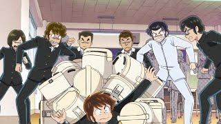 The students discover that Ataru threw a rice cooker at Lum!  ^_^  "Urusei Yatsura 2024" - うる星やつら